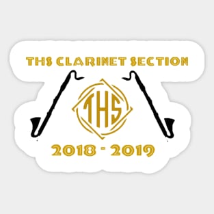 THS Bass Clarinet Tee Sticker